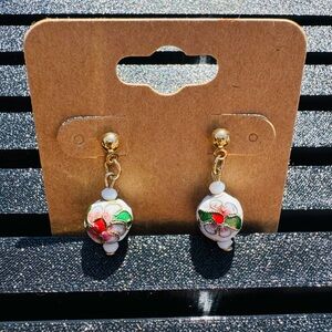 Vintage Delicate Handmade Floral Earrings
